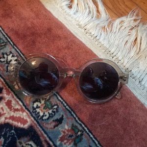 Illesteva clear round sunglasses